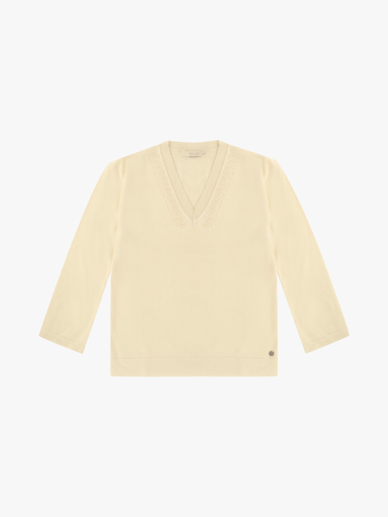 Camisola de Malha com Decote em V