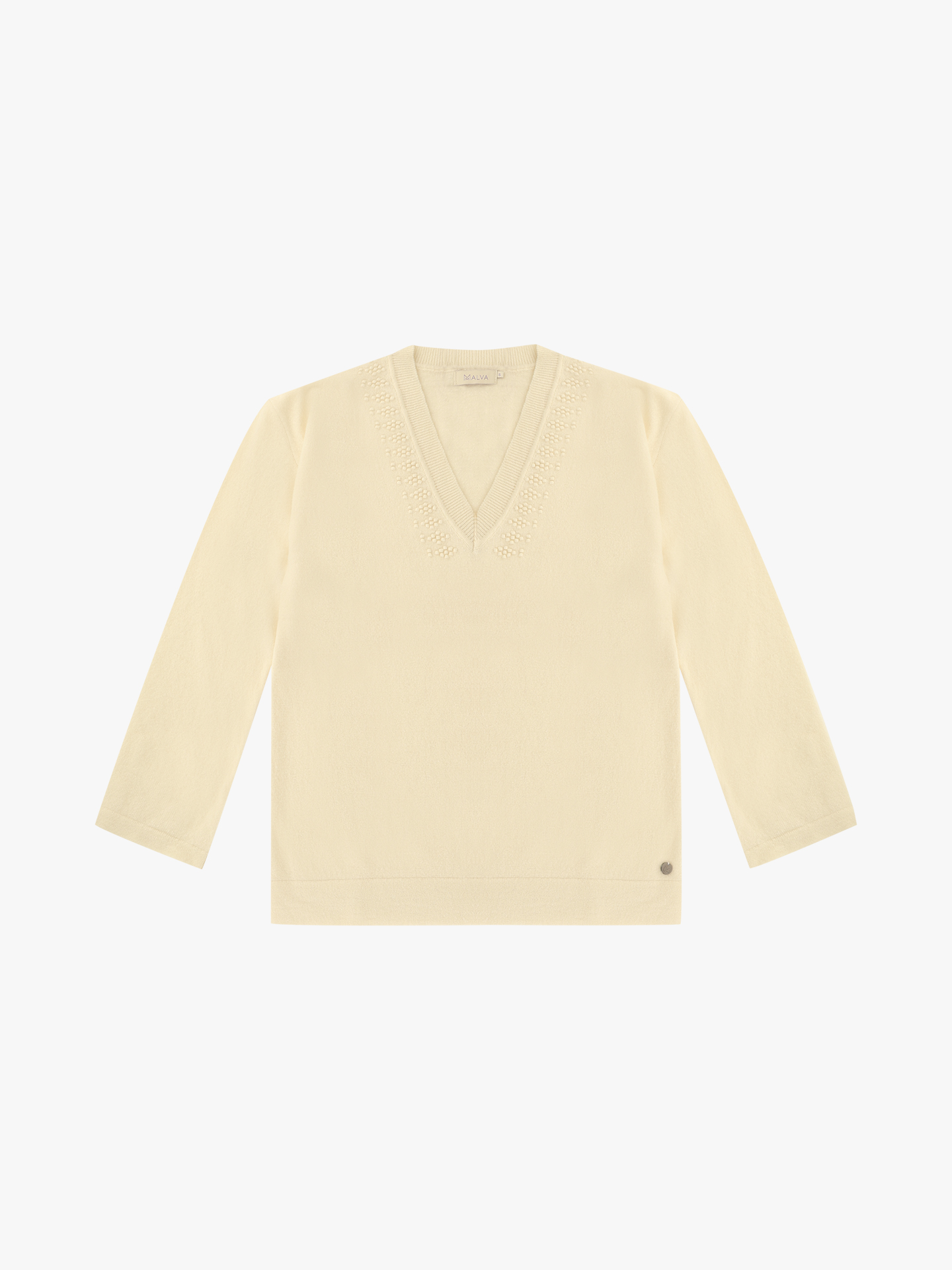 Camisola de Malha com Decote em V