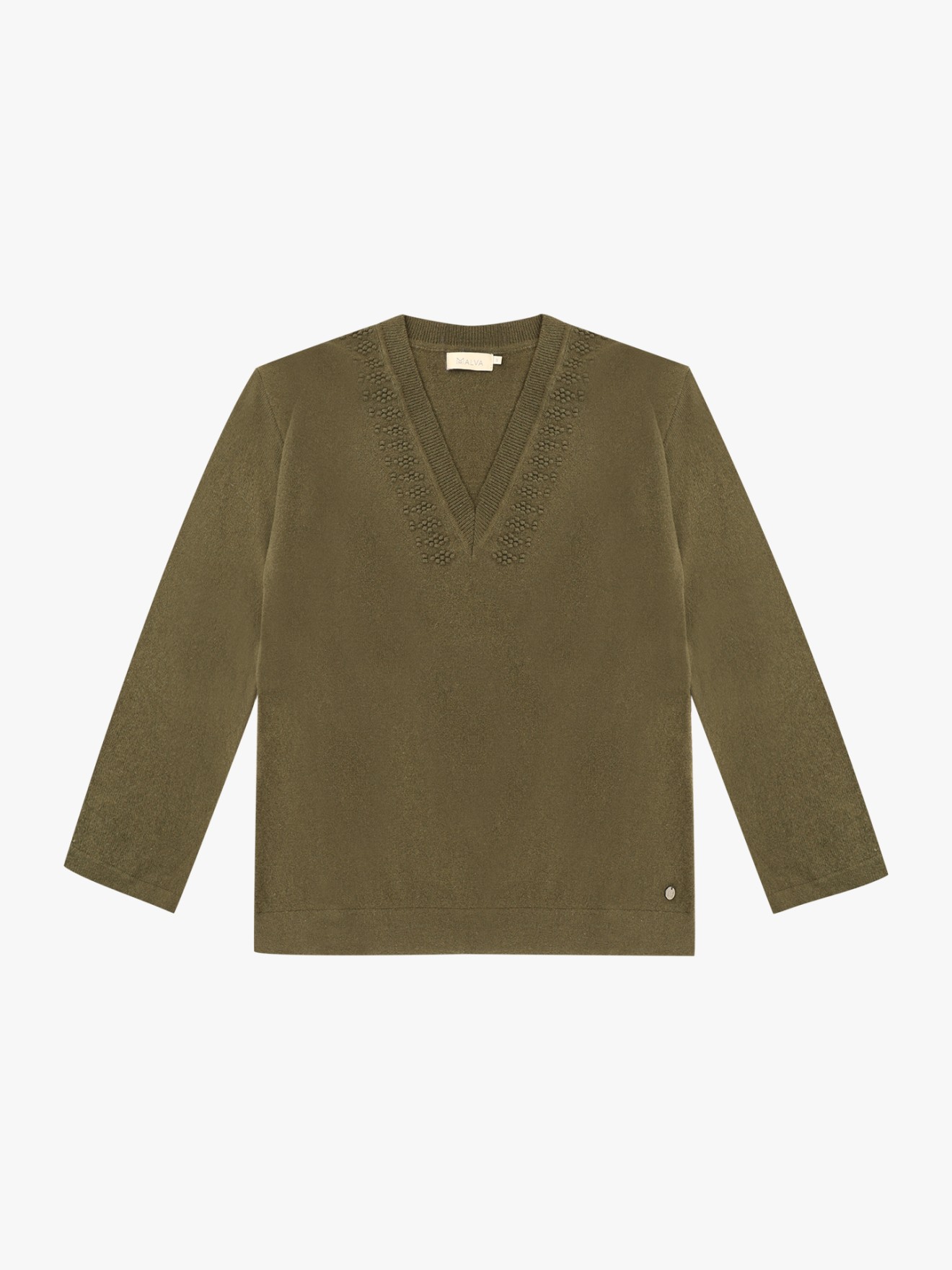 Camisola de Malha com Decote em V