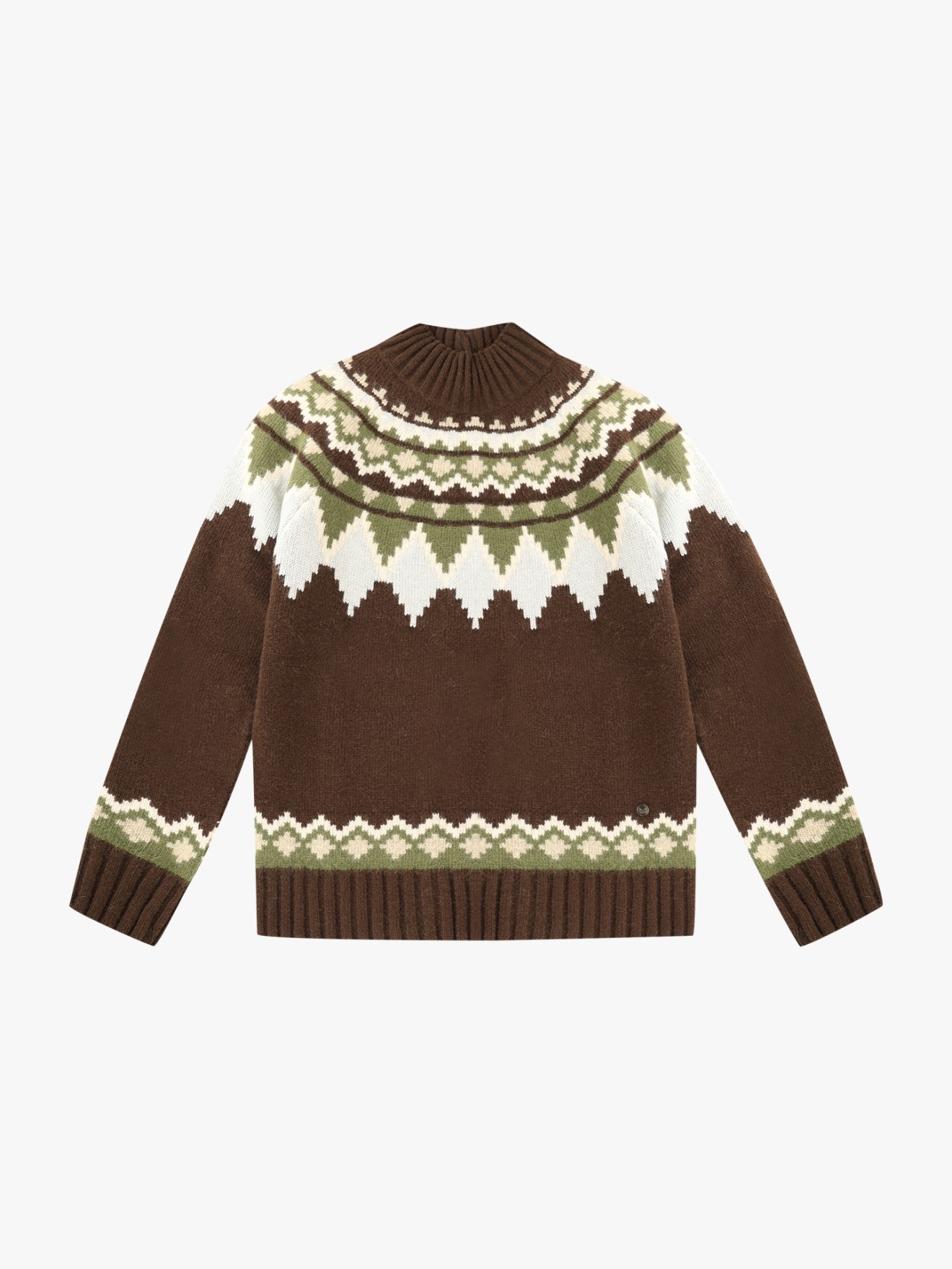 Camisola de Malha com Decote Rente