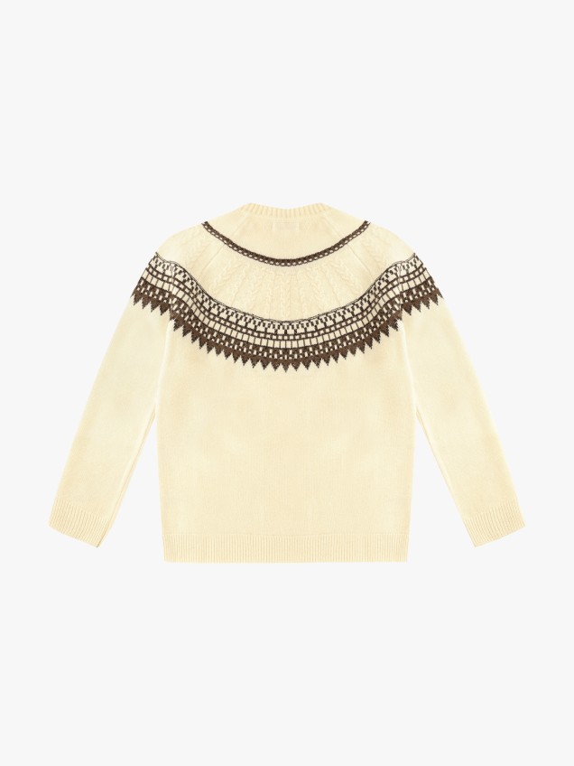 Camisola de Malha com Decote Rente