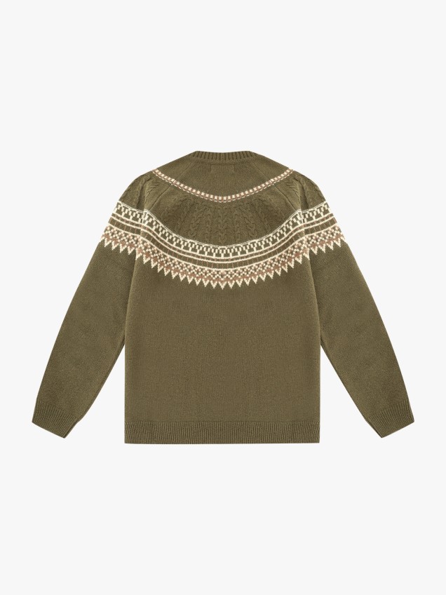 Camisola de Malha com Decote Rente