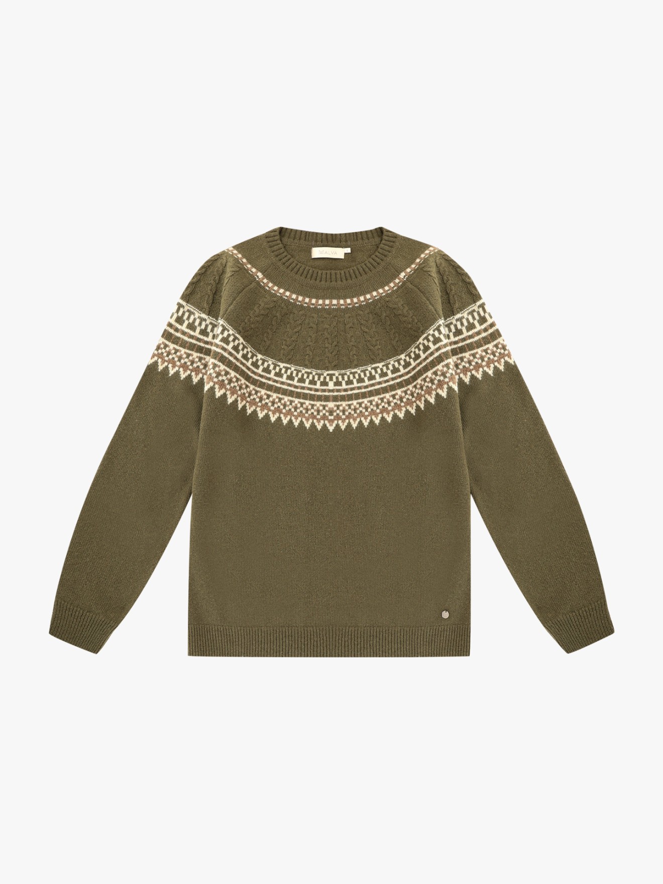 Camisola de Malha com Decote Rente