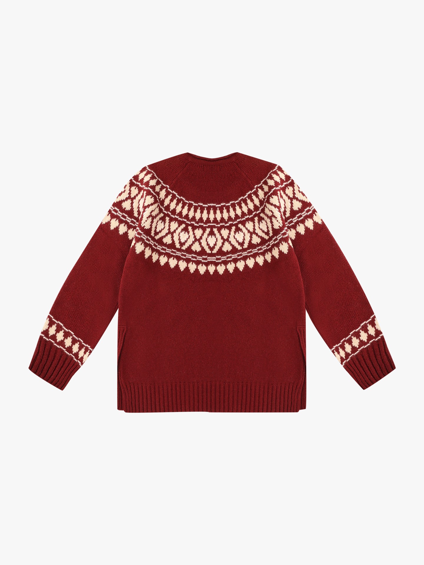 Camisola de Malha com Decote Rente