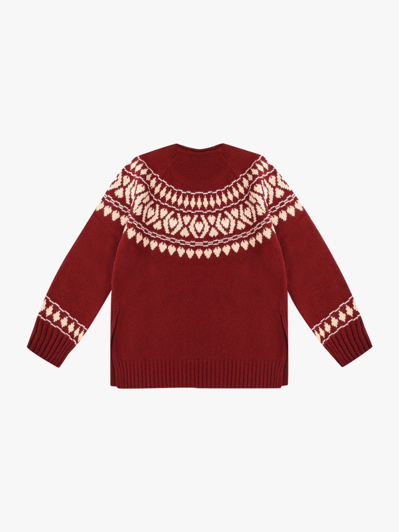 Camisola de Malha com Decote Rente