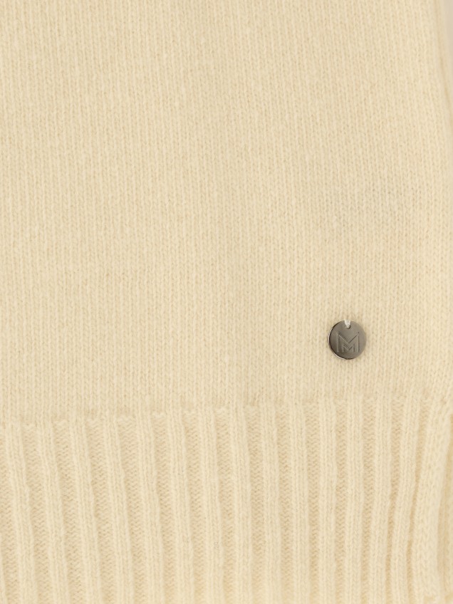 Camisola de Malha com Gola Alta