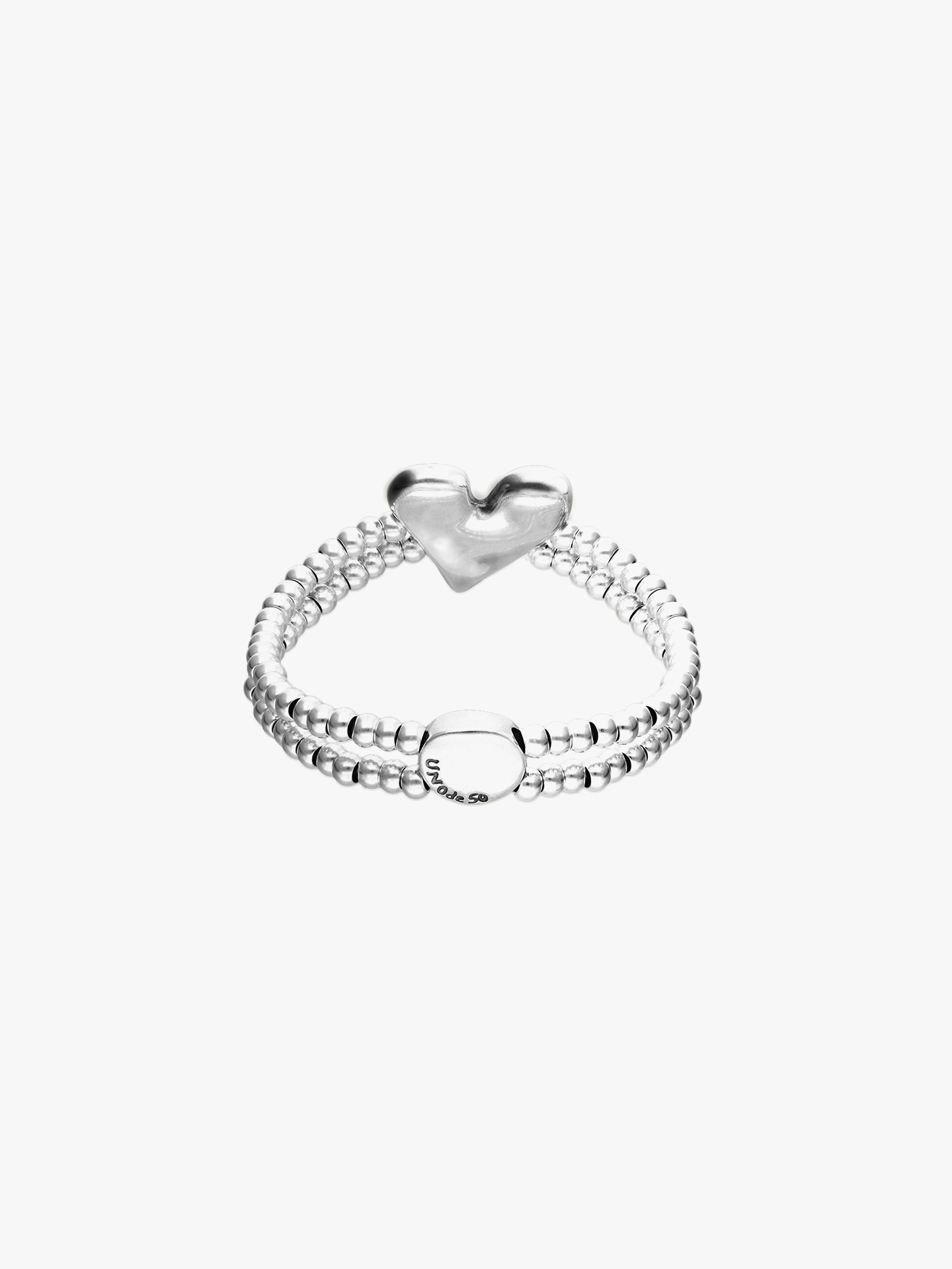 Pulseira Elástica Dupla com Prata