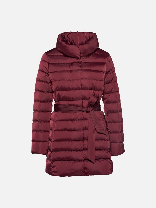 Parka Acolchoada com Cinto
