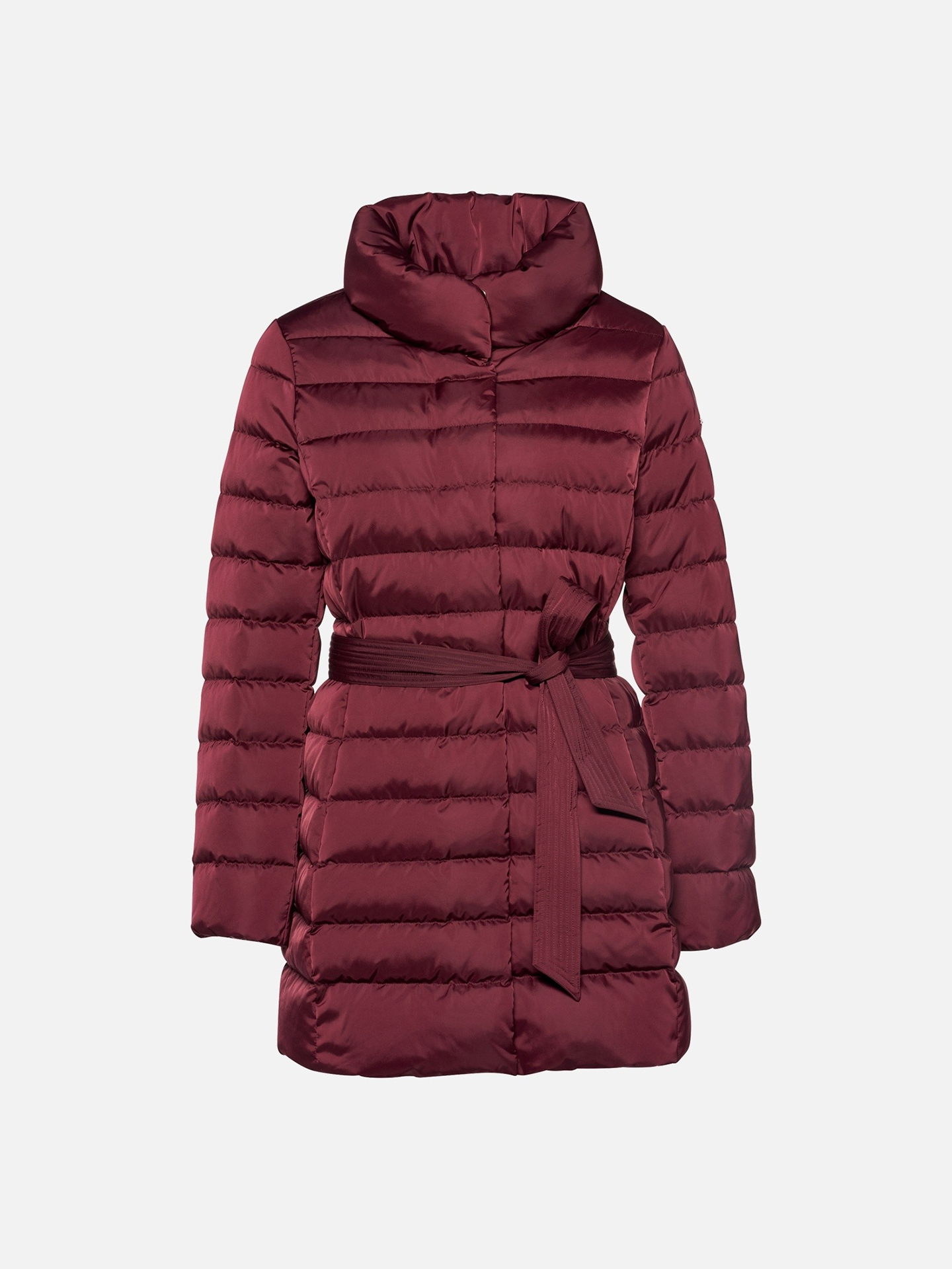 Parka Acolchoada com Cinto