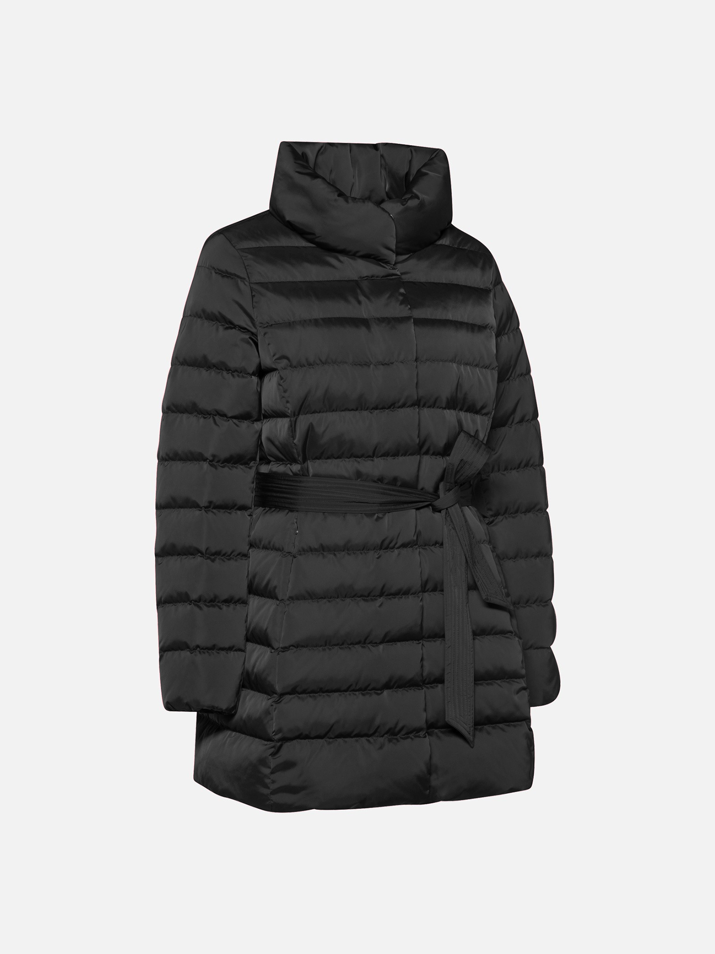 Parka Acolchoada com Cinto