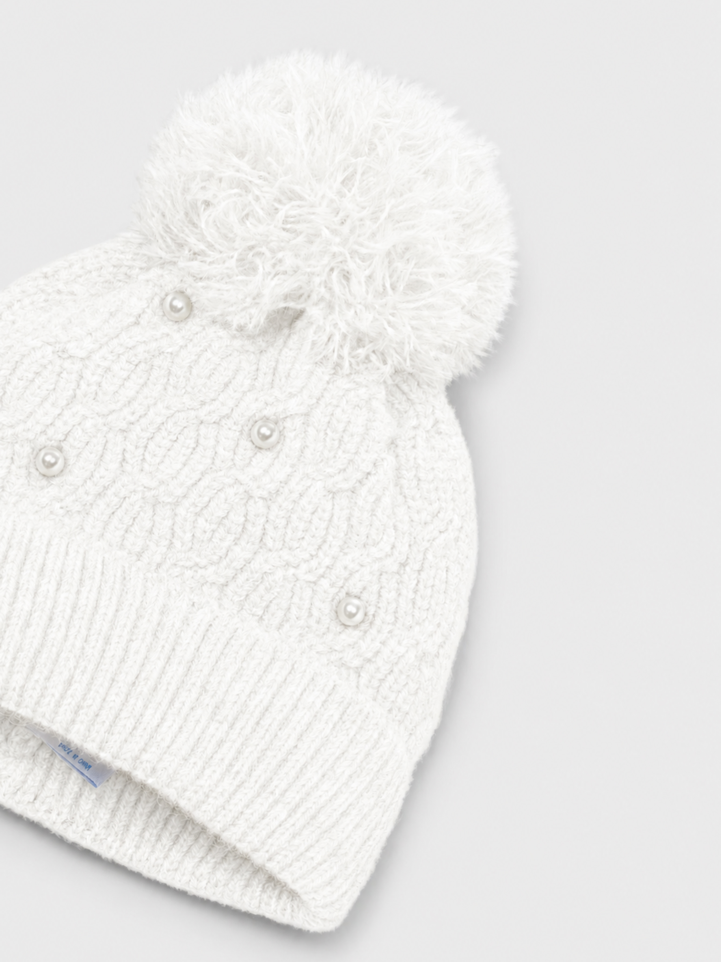 Gorro de Malha com Pérolas