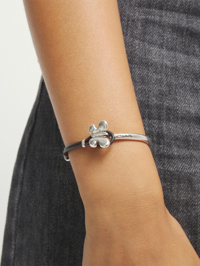 Pulseira Semirrígida com Prata ALETEO