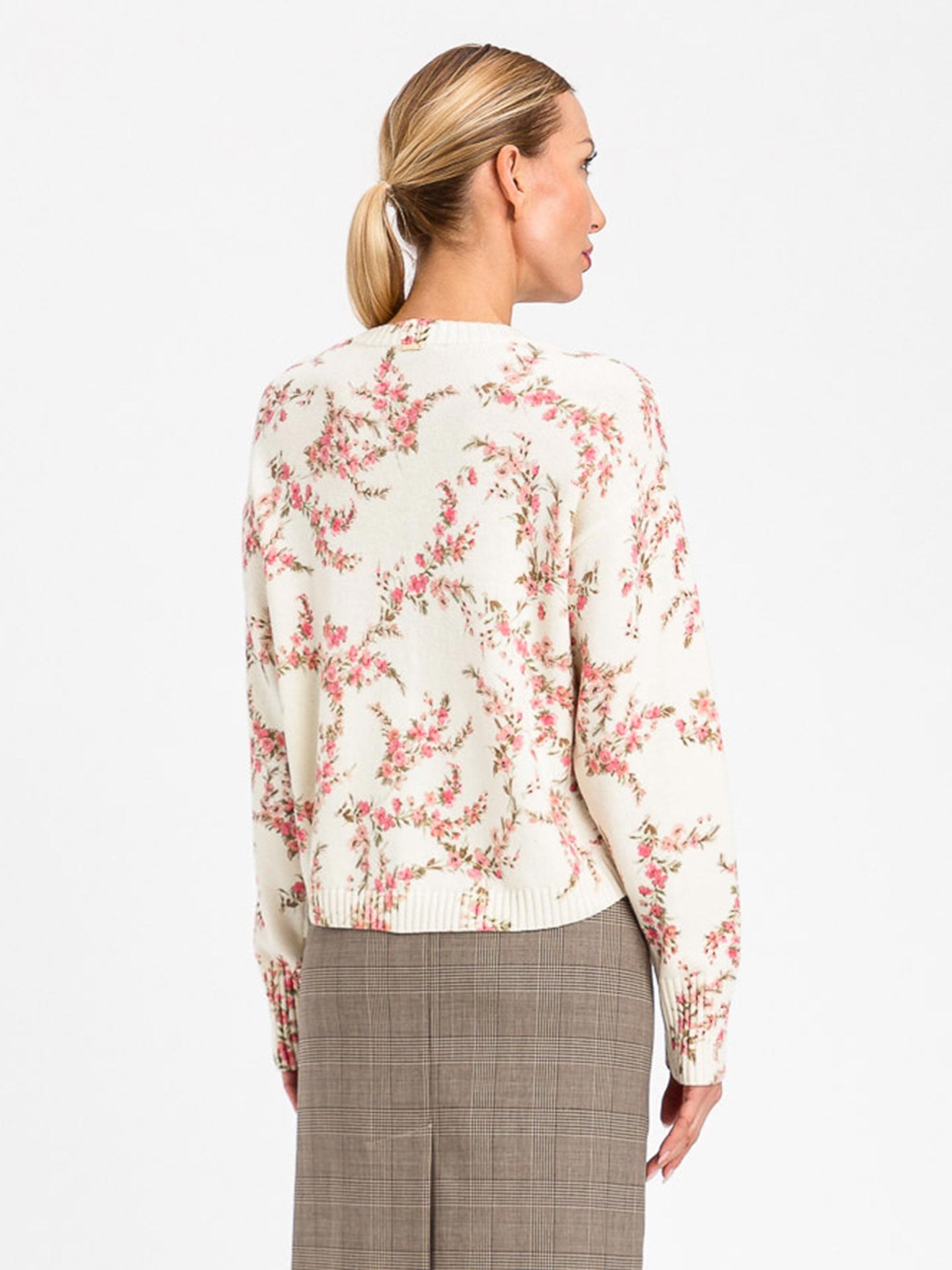 Camisola de Malha com Decote Rente