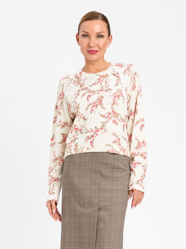 Camisola de Malha com Decote Rente