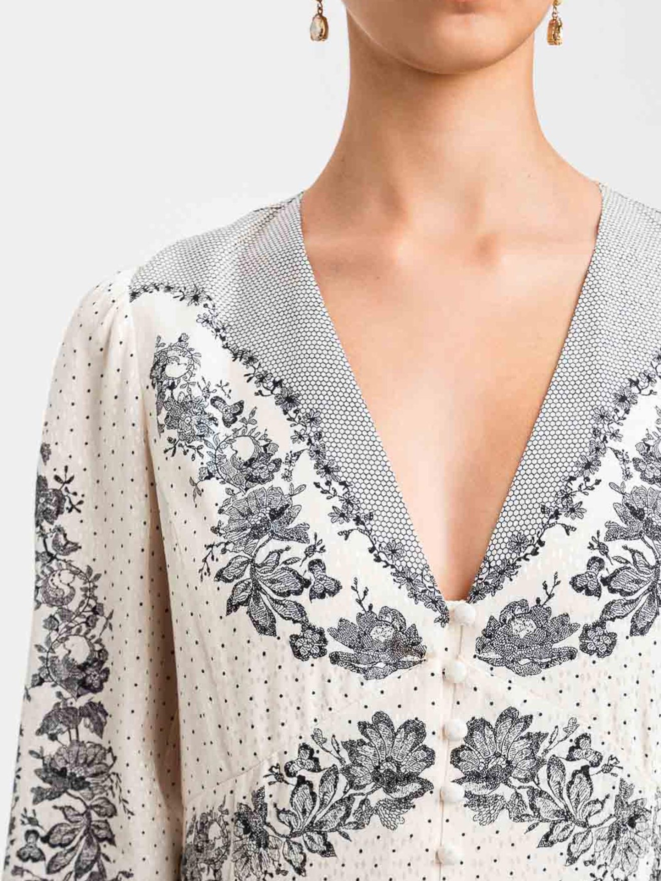 Vestido Midi Estampado