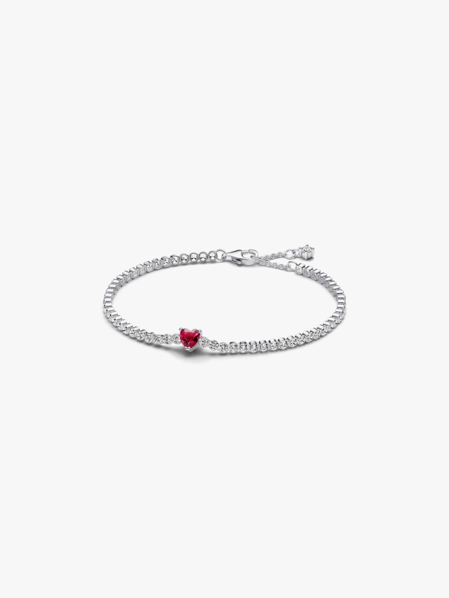 Pulseira Cora��o Brilhante