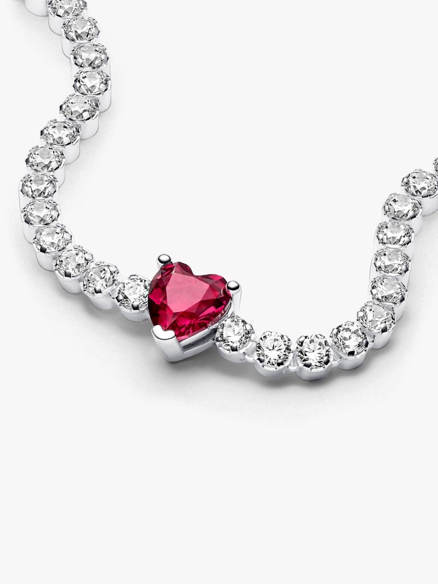 Pulseira Coração Brilhante