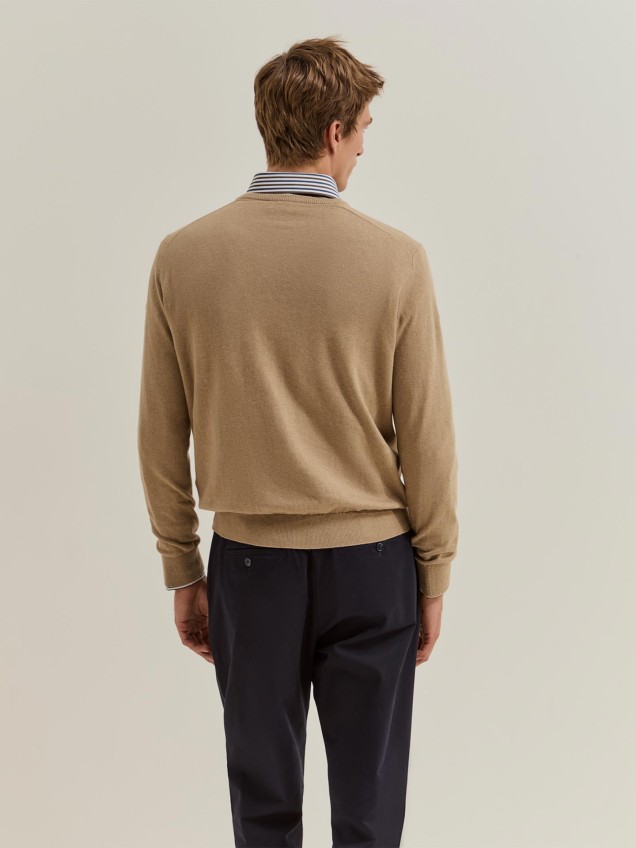 Camisola de Malha com Decote em V