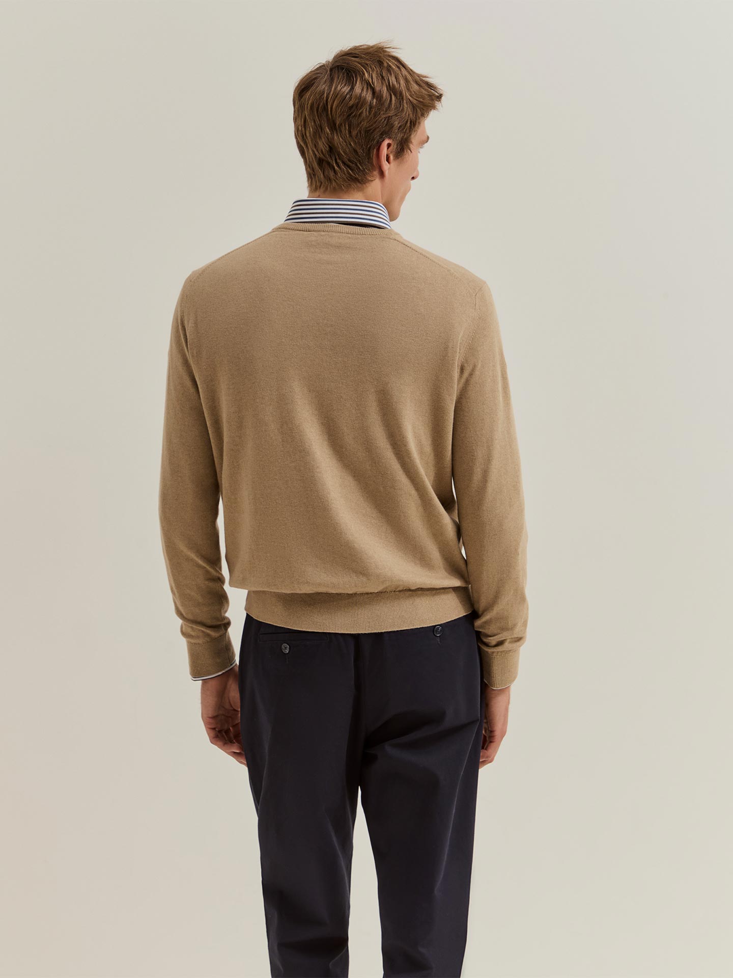 Camisola de Malha com Decote em V