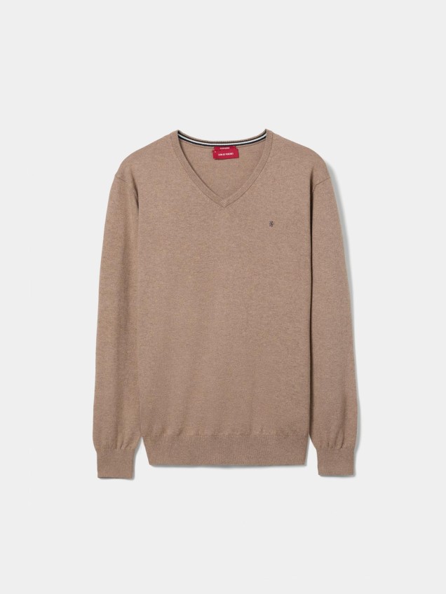 Camisola de Malha com Decote em V