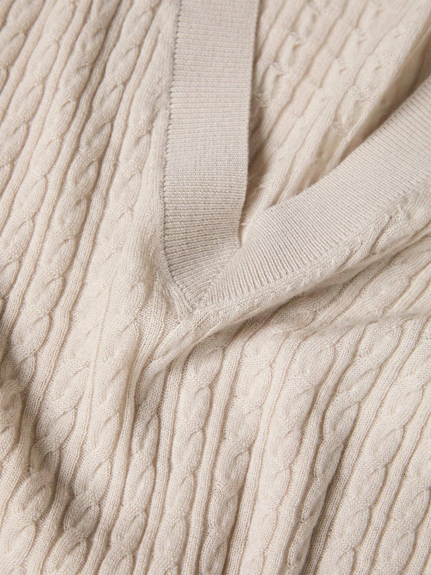 Camisola de Malha Entrançada
