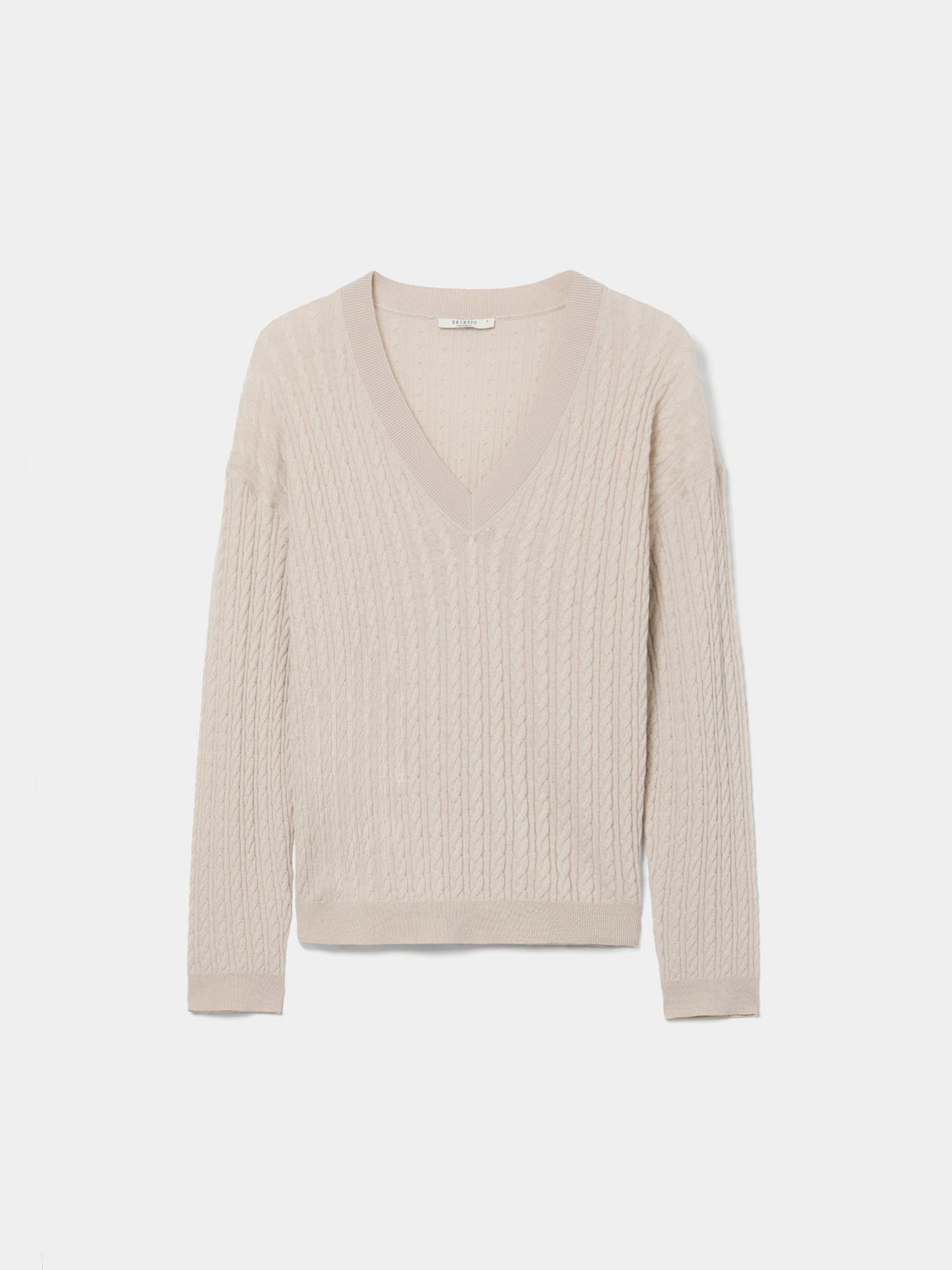 Camisola de Malha Entrançada