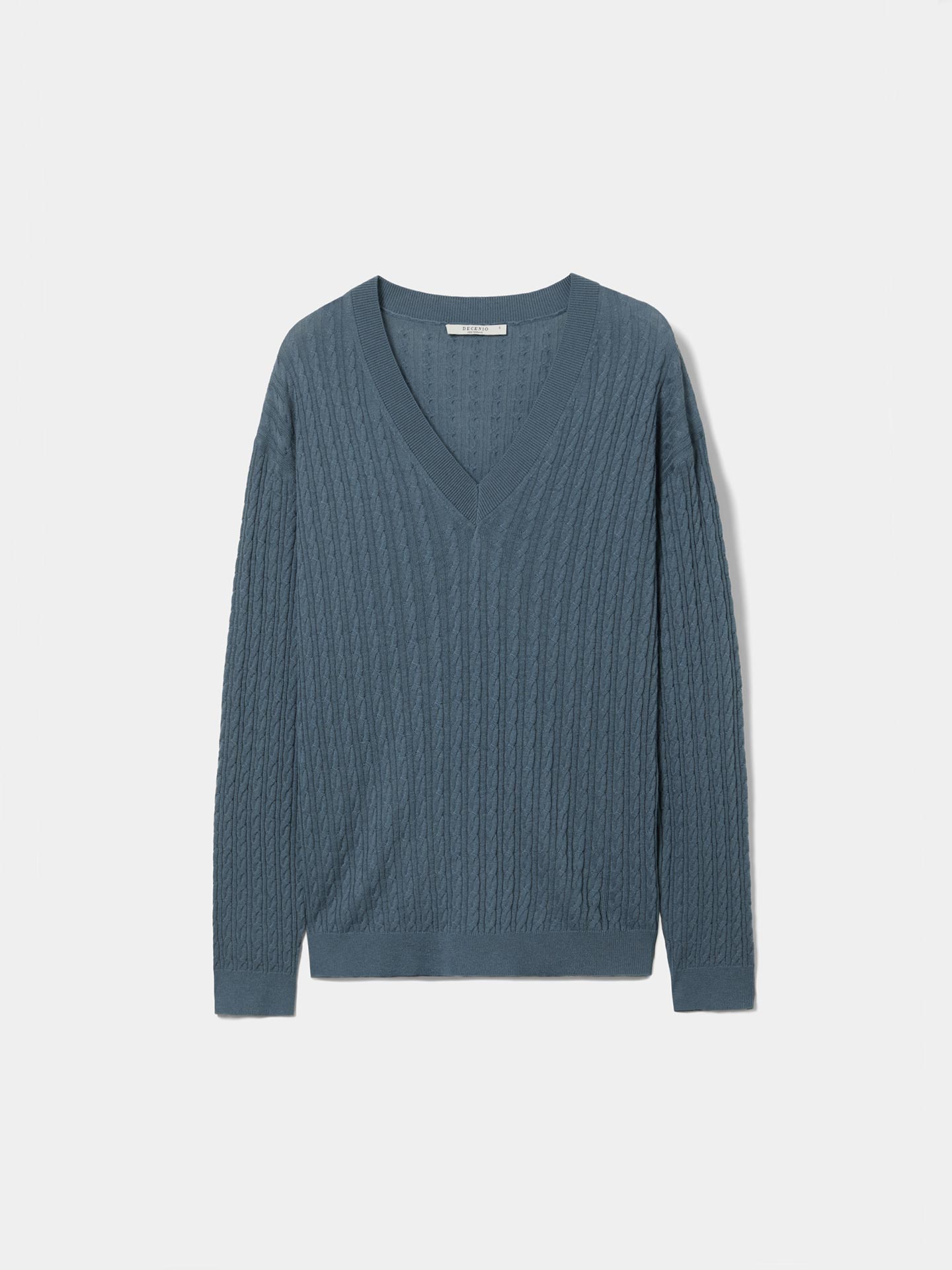 Camisola de Malha Entrançada