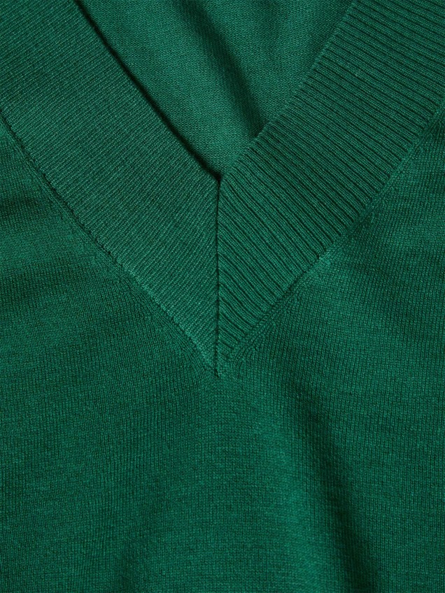 Camisola de Malha com Decote em V