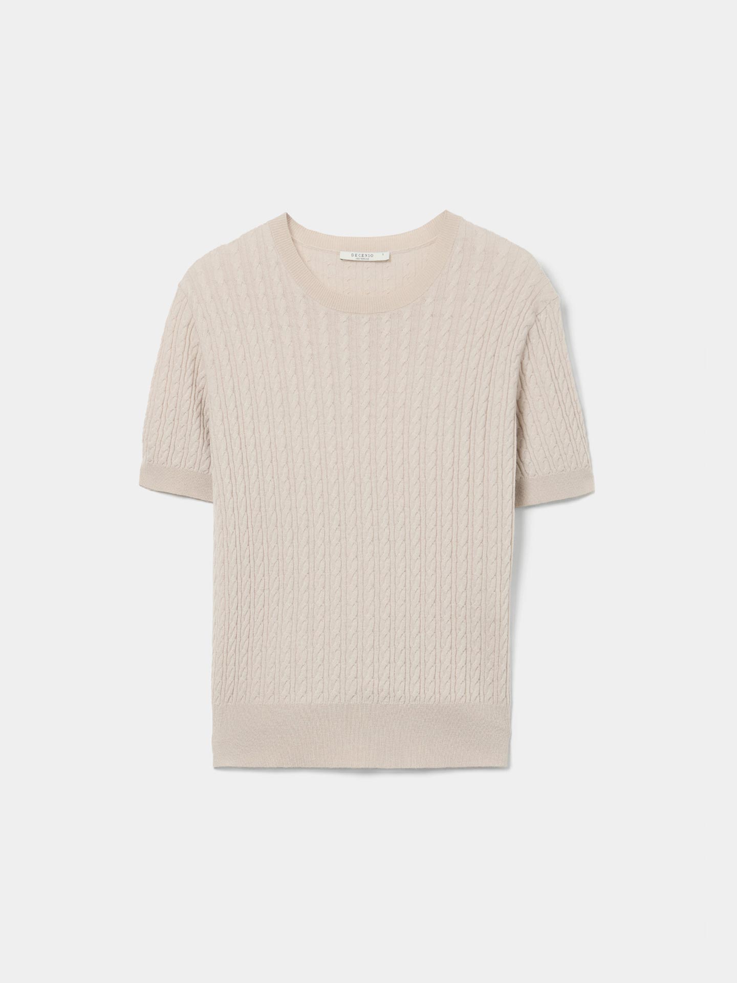 Camisola de Malha Entrançada
