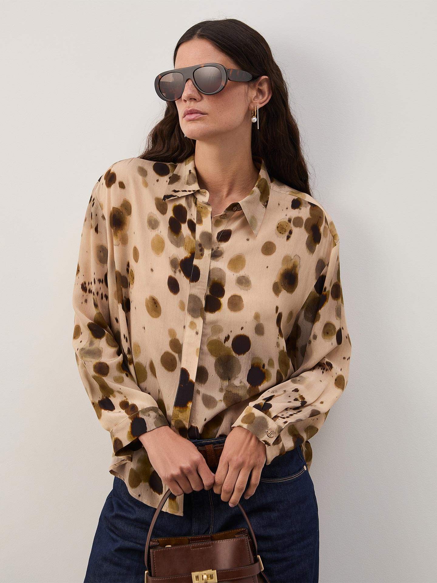 Blusa Fluida Estampada