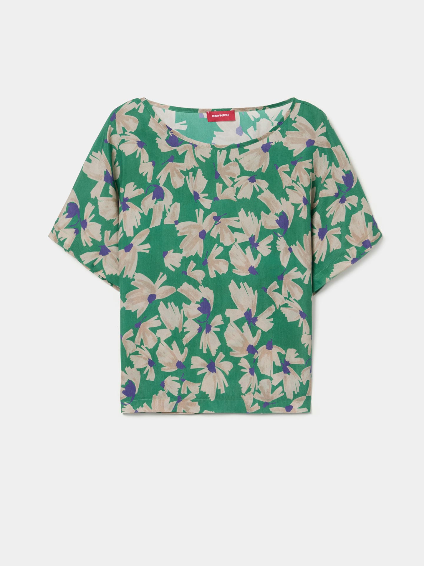 Blusa Floral em Liocel