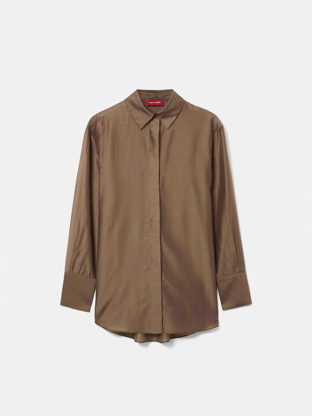 Camisa Fluida com Gola Cl�ssica