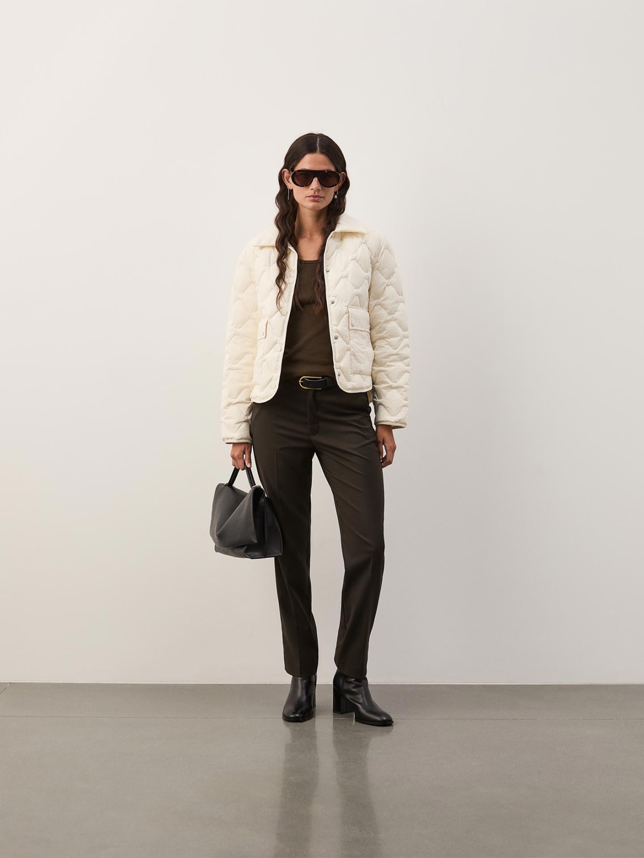 Blus�o Acolchoado de Penas