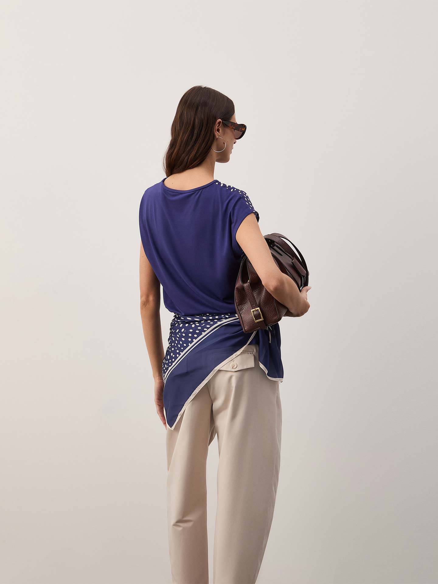 T-shirt Fluida Estampada