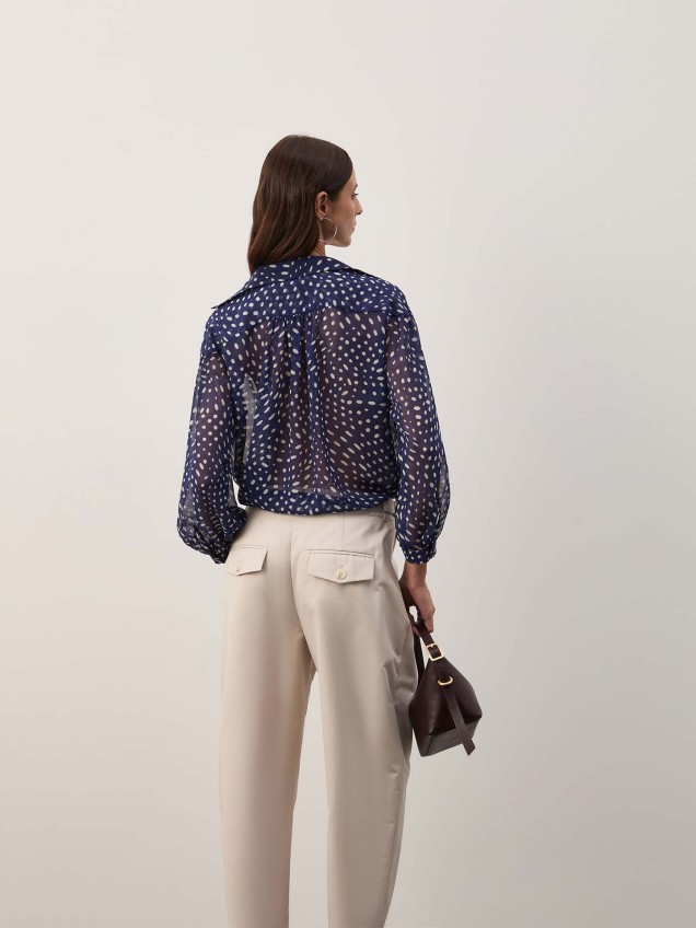 Blusa Fluida Estampada