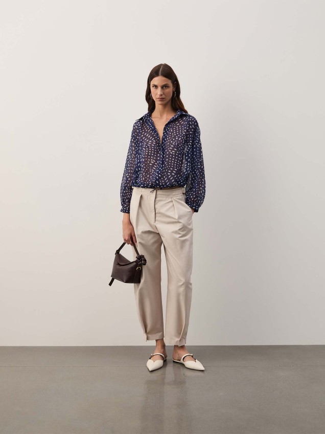 Blusa Fluida Estampada