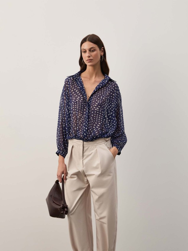 Blusa Fluida Estampada