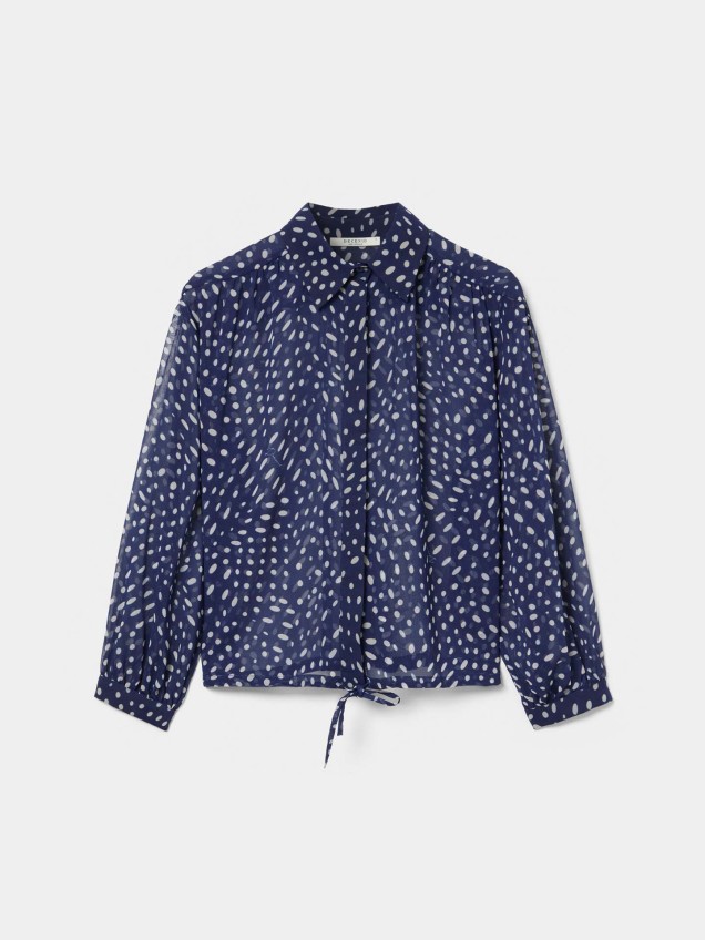 Blusa Fluida Estampada