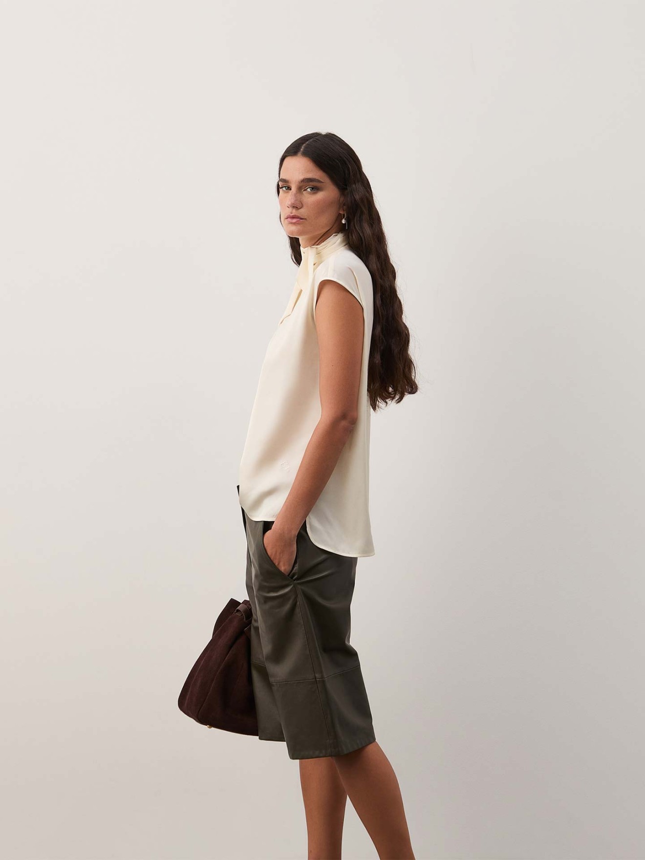 Blusa Fluida com La�ada