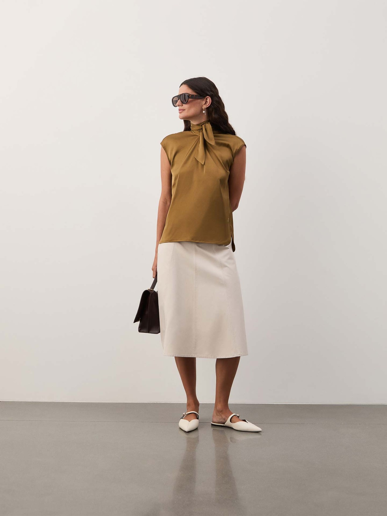 Blusa Fluida com La�ada