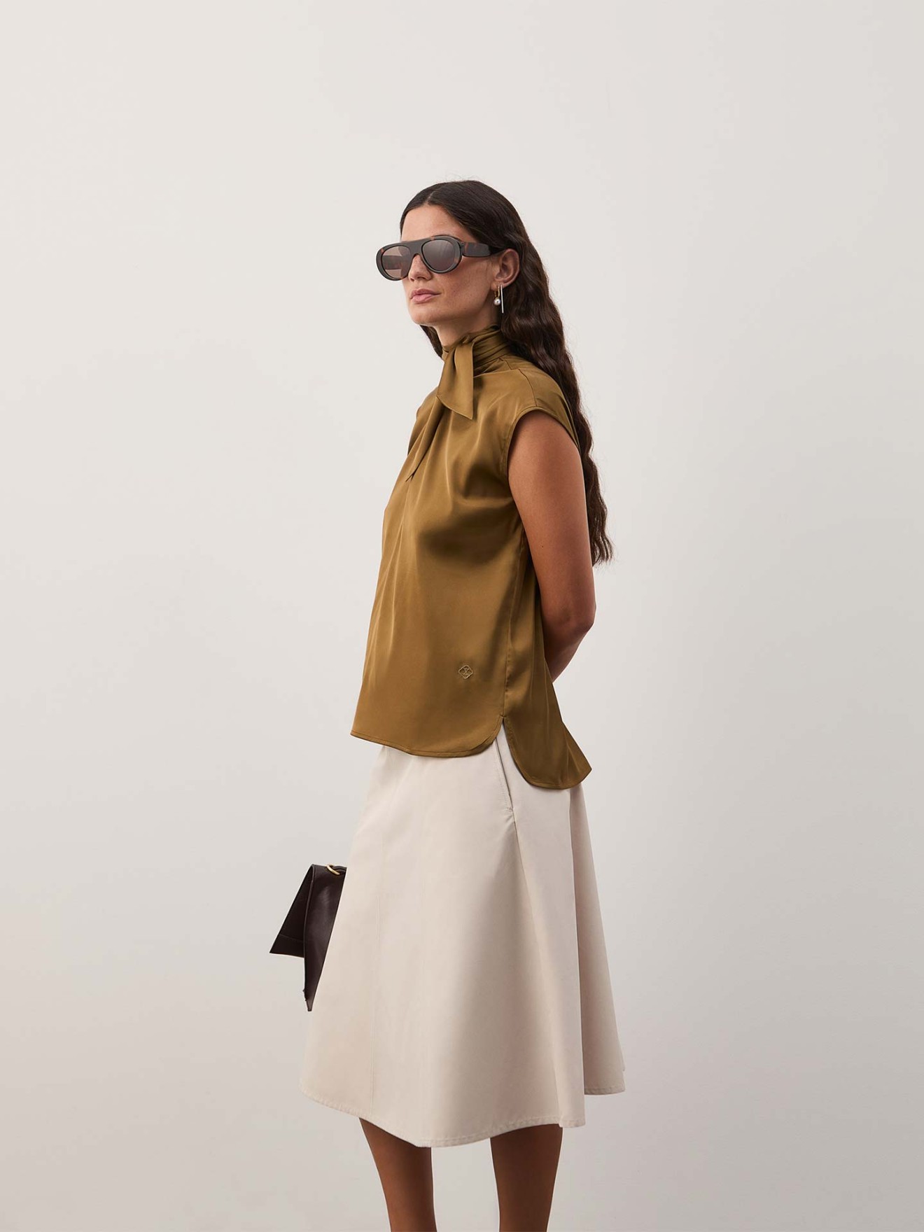Blusa Fluida com La�ada
