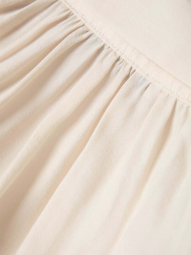 Blusa Fluida com Pregas