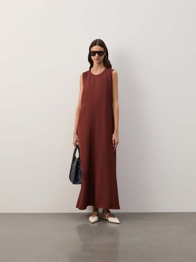 Vestido Comprido com Linho