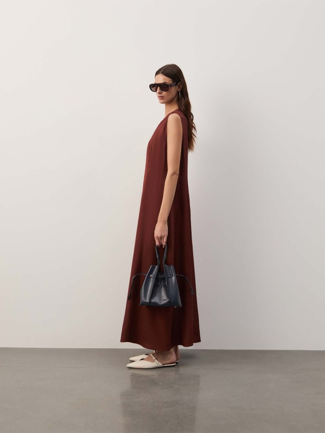 Vestido Comprido com Linho