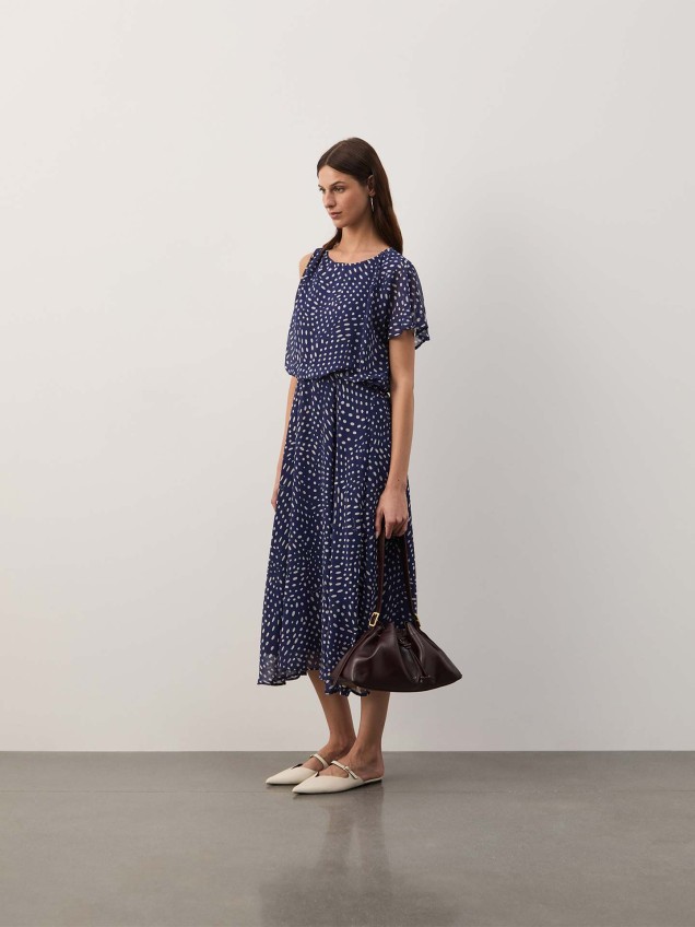 Vestido Midi Estampado