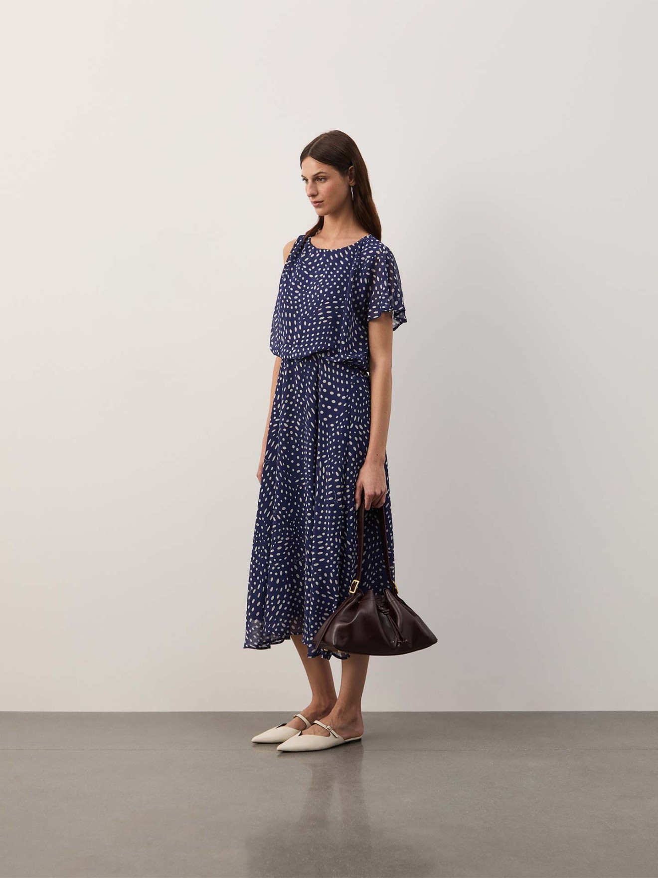 Vestido Midi Estampado