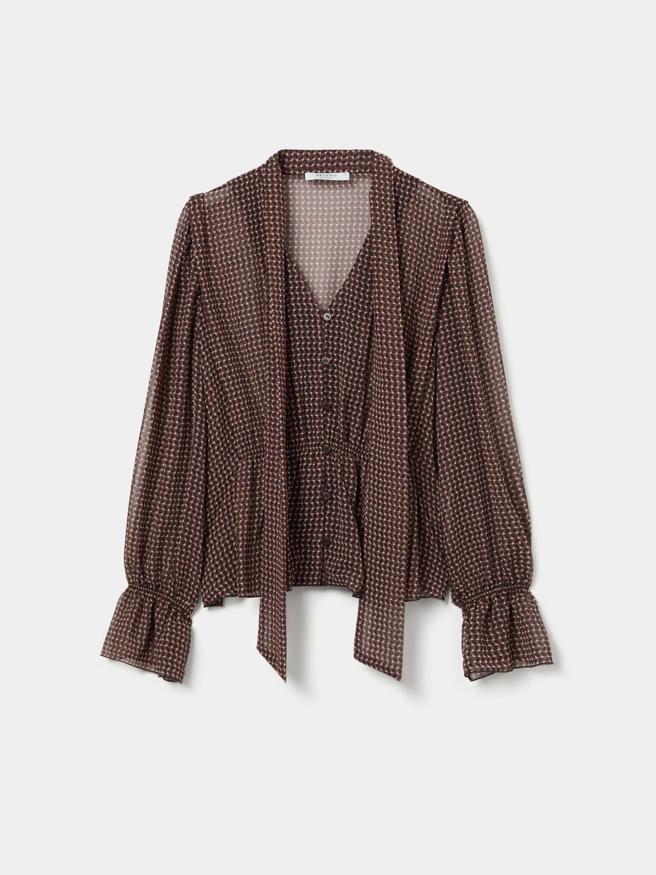 Blusa Fluida com Laçada