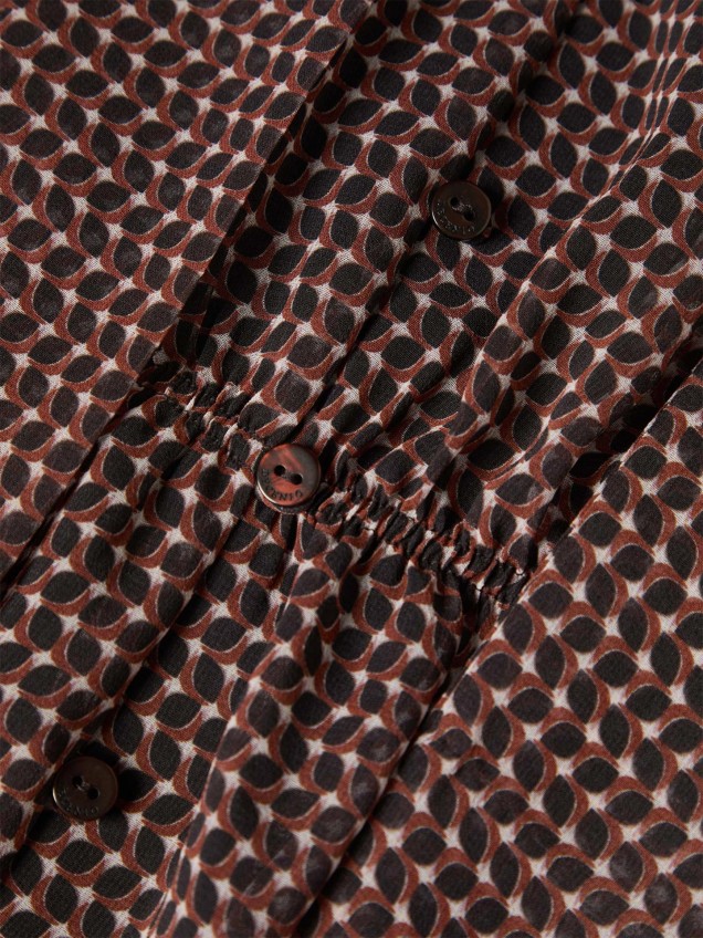 Blusa Fluida com Laçada