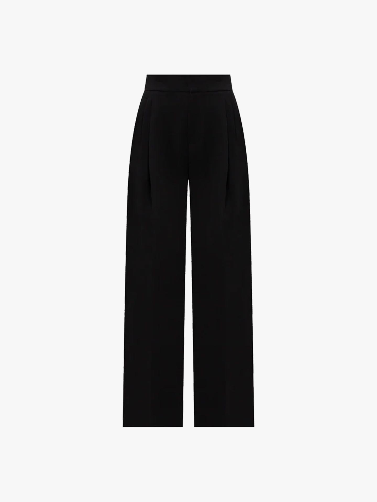 Cal�as Wide Leg com Pregas