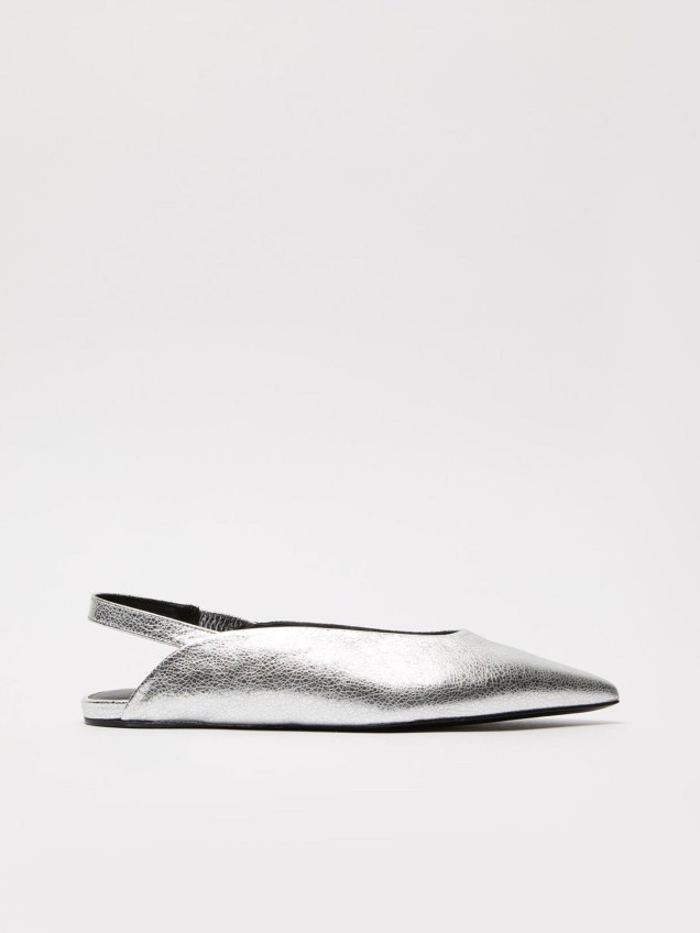 Ballerinas Slingback em Pele WKAARA